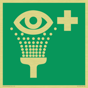 E011 safe condition eyewash station